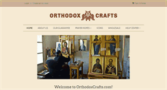 Desktop Screenshot of orthodoxcrafts.com