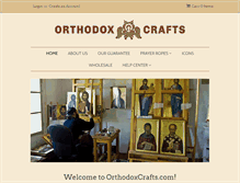 Tablet Screenshot of orthodoxcrafts.com